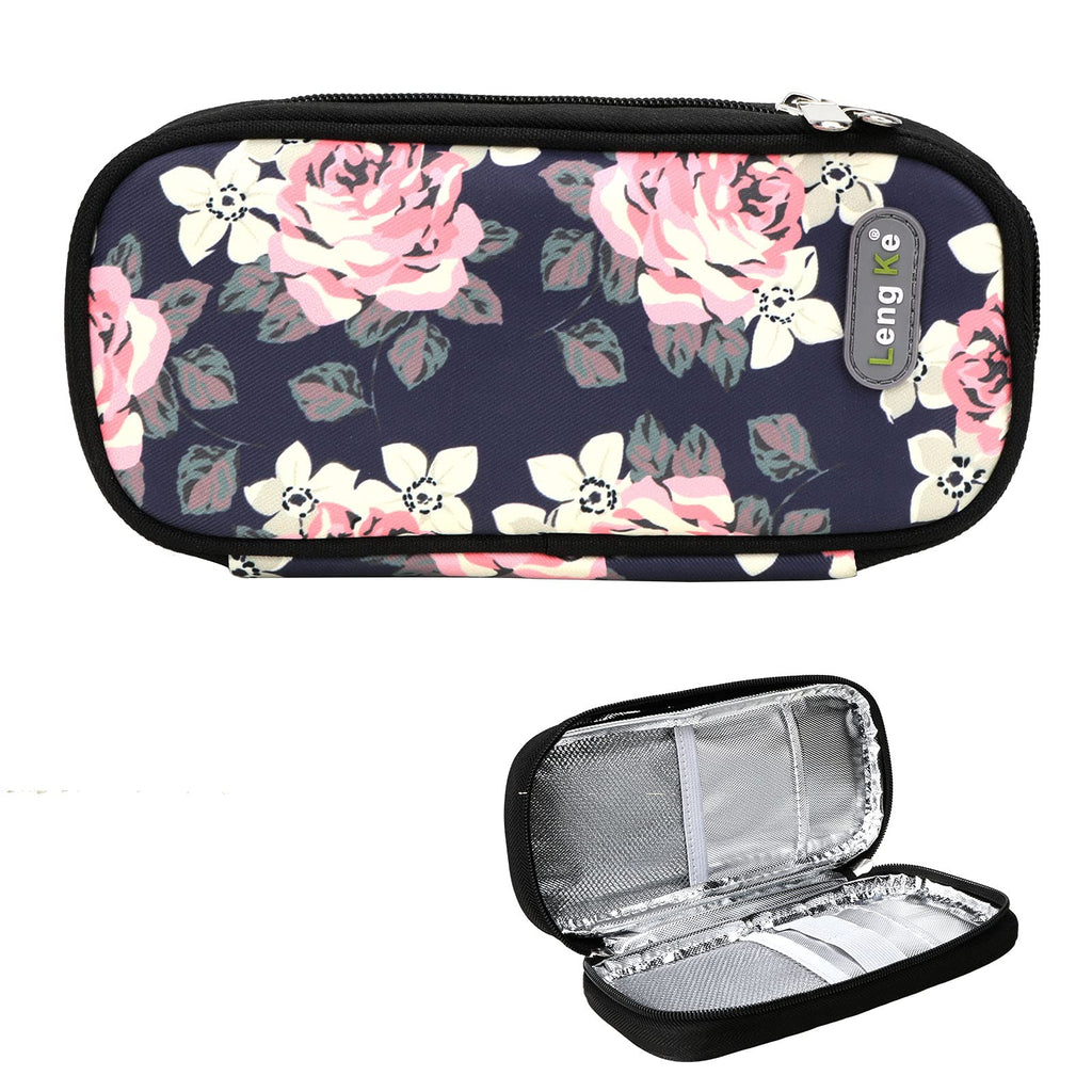 [Australia] - YOUSHARES Insulin Cooler Travel Case, Diabetic Cooler Bag, Portable Insulin Cooling Bag for Insulin Pen and Insulin Medicine (Flower ) flower 