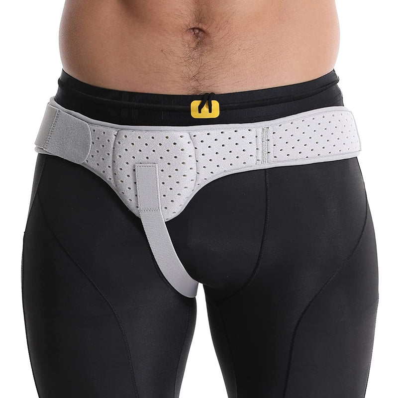 [Australia] - TENB Hernia Belt for Men and Women Hernia Support Truss for Inguinal Groin Hernias Left or Right Side Adjustable Waist Strap, Surgery Men’s Inguinal Hernia Support Brace for Pain Relief Recovery (Large) Large 