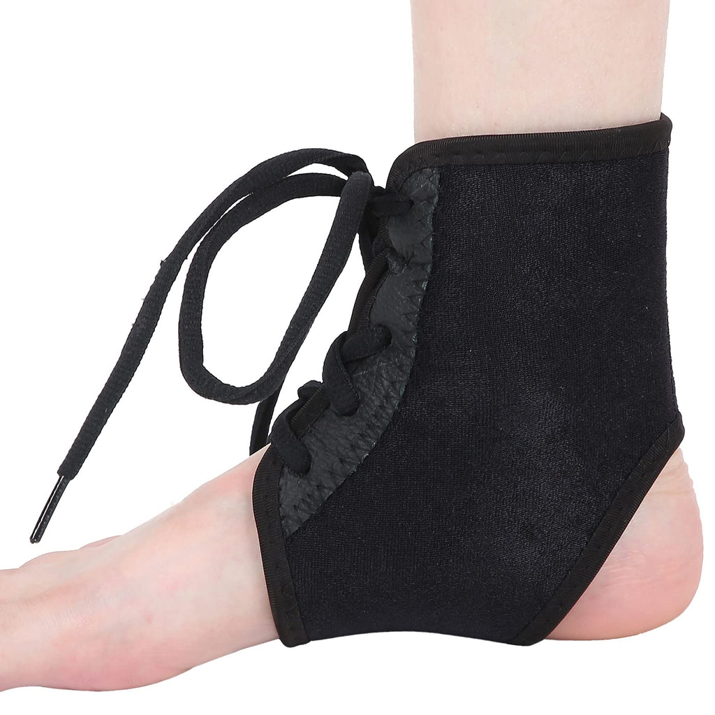 [Australia] - Ankle Brace Adjustable Lace Up Ankle Support Brace Breathable Ankle Strap Protector for Sport, Running, Basketball, Injury Recovery (1 Pc) 