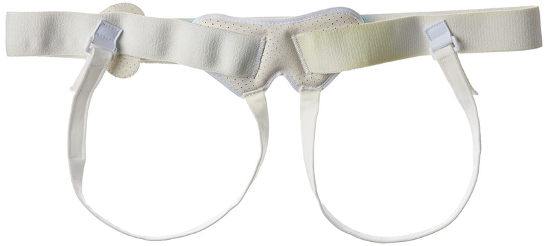 [Australia] - OTC Medical Hernia Belt for Single or Double Hernia, Non Abrasive Truss for Inguinal or Scrotal Hernia Support, White, X-Large 
