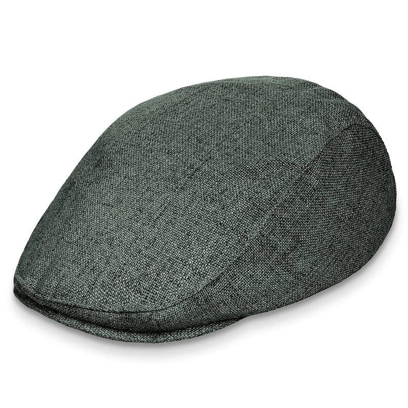 [Australia] - Breathable Newsboy Hat for Men Mens Flat Cap Summer Scally Paperboy Irish Drivers Gatsby Cabbie Ivy Beret 2# Dark Green 7 1/4-7 3/8 