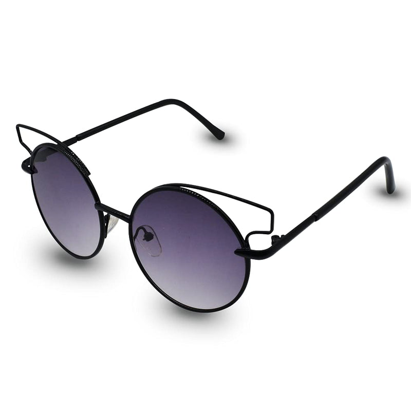 [Australia] - TIFFAXA Kids Sunglasses for Boys Girls Age 3-12 - Shatterproof UV400 Toddler Children Sun Glasses Metal Black 