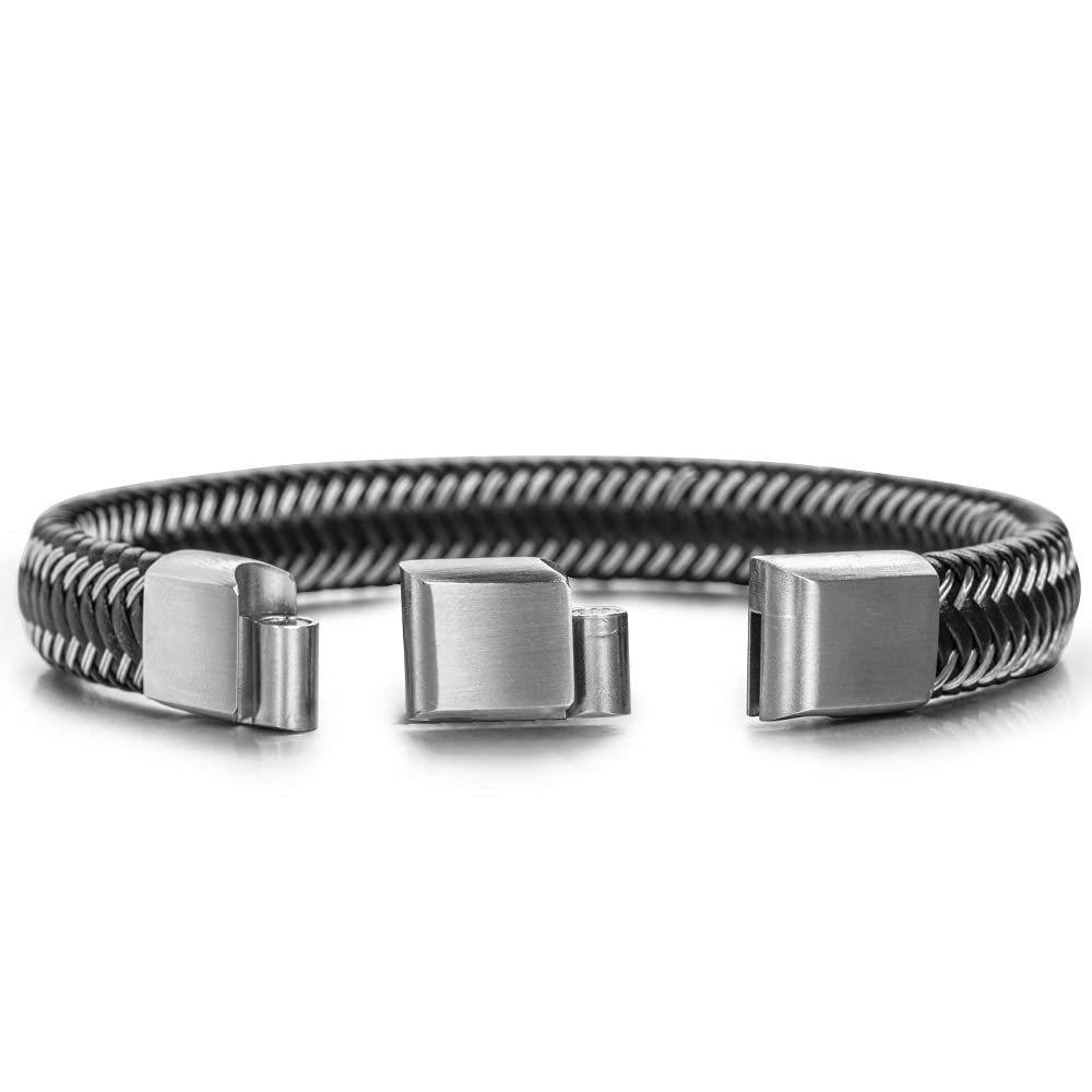 [Australia] - MutiLeather Bracelet for Mens Style 1 