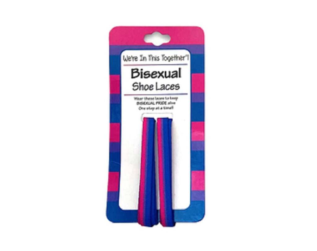 [Australia] - Fundraising For A Cause | Bisexual Flag Striped Shoelaces – For PRIDE Parades & Events. Fits boots, Sneakers & More! 1 Pair 