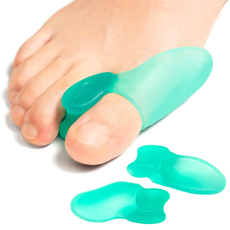 [Australia] - Sumiwish Bunion Cushion Protector,10 Packs of Green Bunion Pads, Bunion Corrector Separator for Big Toe, Gel Shield for Foot Pain Relief, Calluses, Corns Green 01 