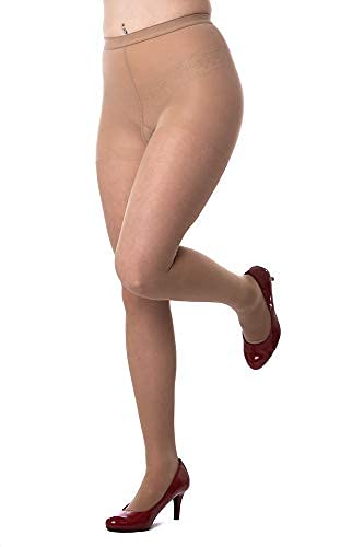 [Australia] - Medicella Open Toe Compression Pantyhose for Women 20-30 mmHg Made in USA Medical Quality Waist Sheer Stocking Circulation Travel & Daily Wear(3X-Large, Nude) 3X-Large 