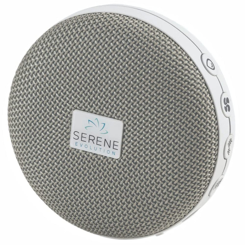 [Australia] - Serene Evolution 36 Sound Portable White Noise Machine for Adults, USB Rechargeable Sound Machine for Sleeping & Travel, Soothing Sleep Sounds Include Fan, Ocean, Pink & Brown Noise, Rain, Waterfall 36 Sounds - Adult 