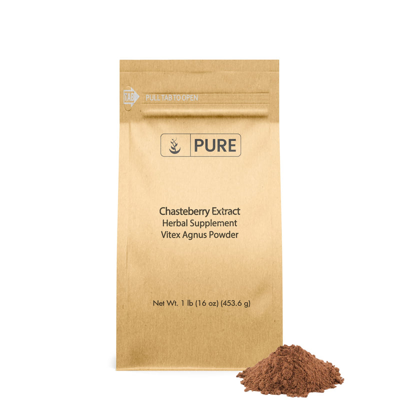 [Australia] - Pure Original Ingredients Chasteberry Extract (1lb) Vitex Agnus-Castus Tree, Non-GMO 1 Pound 