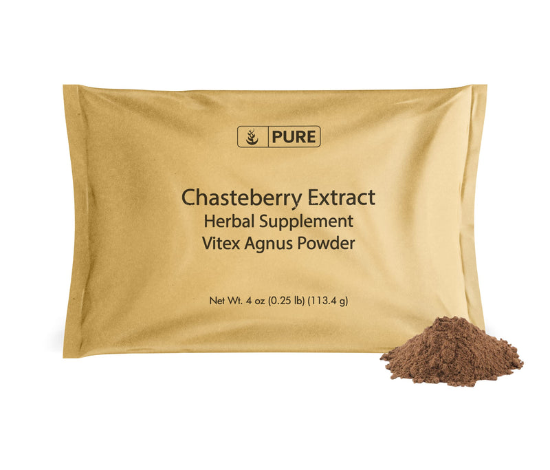 [Australia] - Pure Original Ingredients Chasteberry Extract (4oz) Vitex Agnus-Castus Tree, Non-GMO 4 Ounces 