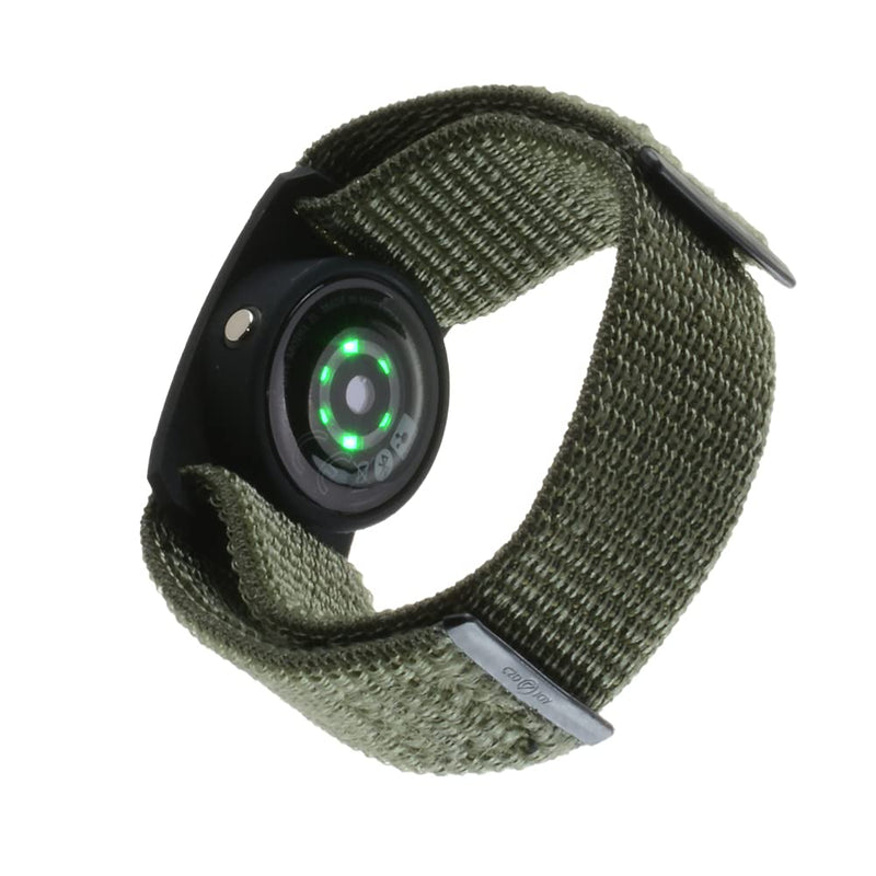 [Australia] - YIN SONG Sport Mesh Nylon Armband Compatible with Polar OH1/Verity Heart Rate Sensor Replacement Strap - Army Green, X-Large X-Large (8.2"-14.2") 