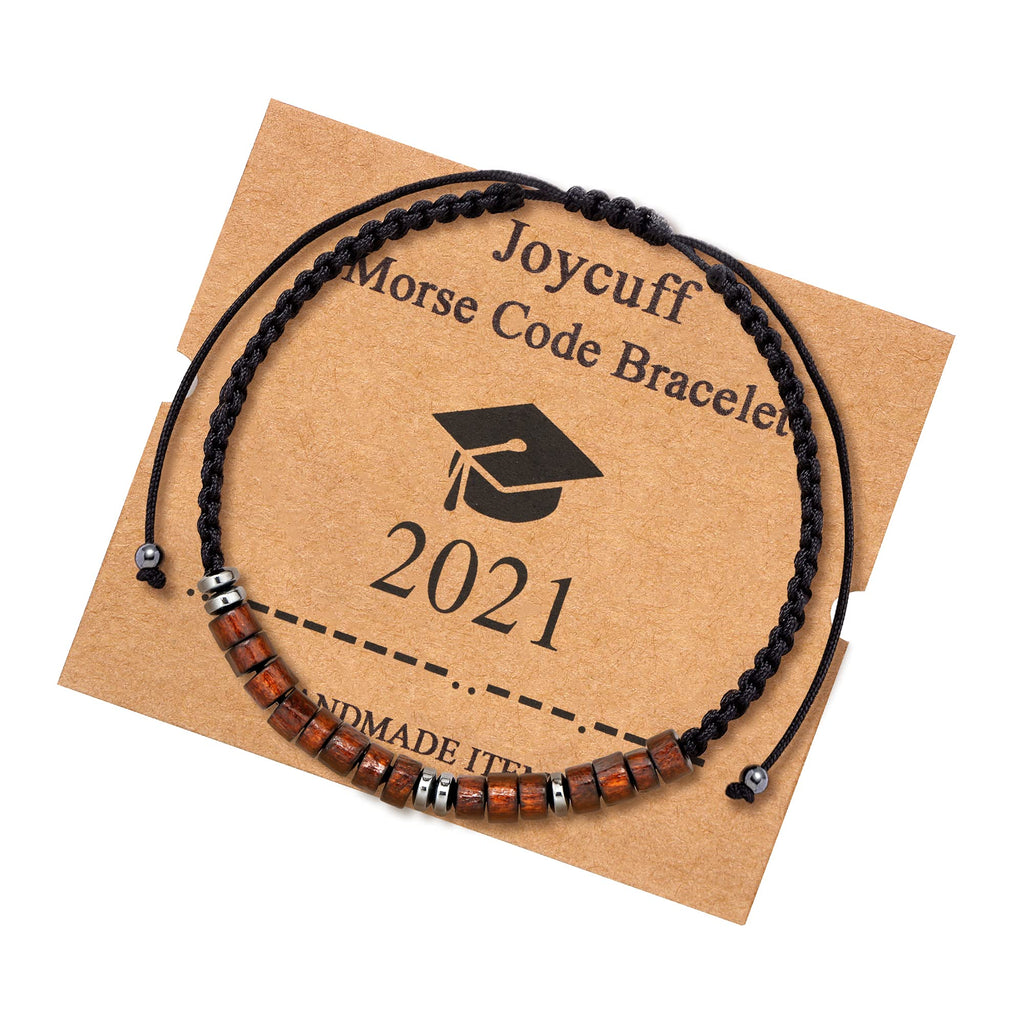 [Australia] - Inspirational Morse Code Bracelets for Men Women Boys Girls Mothers Day Birthday Christmas Gifts for Mom Mother Father Daughter Aunt Grandmother Jewelry Cord Wrap Memorial Graduation Bracelets 2021 