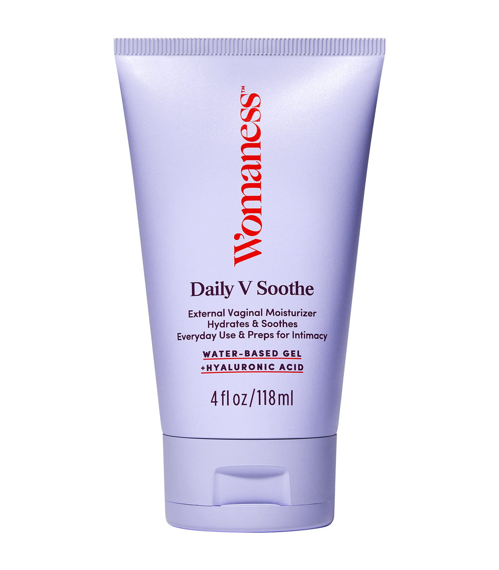 [Australia] - Womaness Daily V Soothe Vaginal Gel - Water Based External Vaginal Moisturizer - Feminine Care & Hygiene Products to Tackle Everyday Vaginal Dryness, Prep for Intimacy - Fragrance-Free (4 oz / 118ml) 