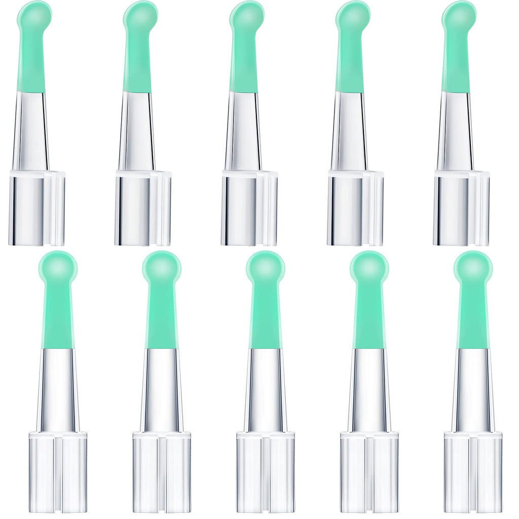 [Australia] - Ear Spoon Tips Ear Cleaner Replacement Set for 3.5 mm Otoscope Plastic Ear Cleaner Tips Reusable Ear Cleaner Spoon Tip for Teens Adults Family Ear Health Care (Transparent) Transparent 