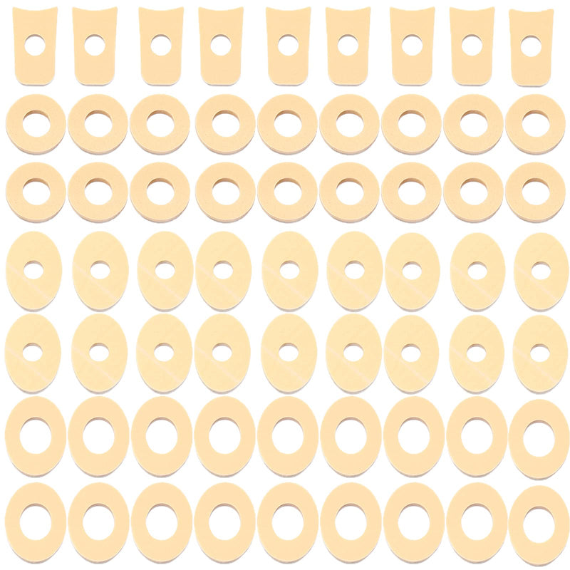 [Australia] - Mcvcoyh (150 PCS) Corn Pads Foam Callus Cushions Cocoon Eye Sticker, Waterproof Corn Cushion, Adhesive Corn Protectors for Corn Remove, Relief Callus and Feet Sore Yellow 150 Pads 