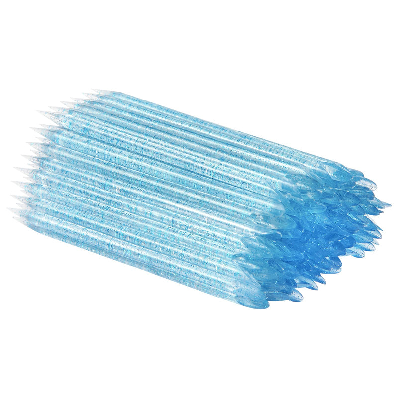 [Australia] - Vaincre 100 PCS Disposable Nail Stick Cuticle Pusher bulk, Nail Care Sticks, Cuticle Manicure and Pedicure Stick for Fingernail, Cleaning Cuticle Stick (Blue) Blue 