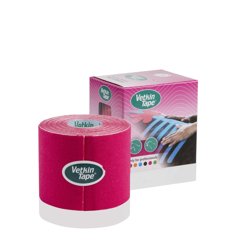 [Australia] - VETKIN VetkinTape® 2.4'' Veterinary Kinesiology Tape | Kinesiology Tape for Horses & Dogs | Equine & Canine Tape Pink 