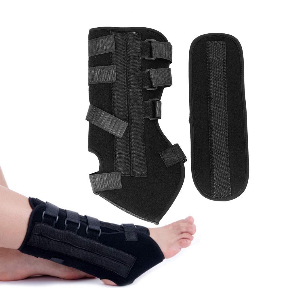 [Australia] - Ankle Brace, Stirrup Ankle Splint, Stabilizer for Sprains, Tendonitis, Post-op Cast Support and Injury Protection for Women and Men(L) L 