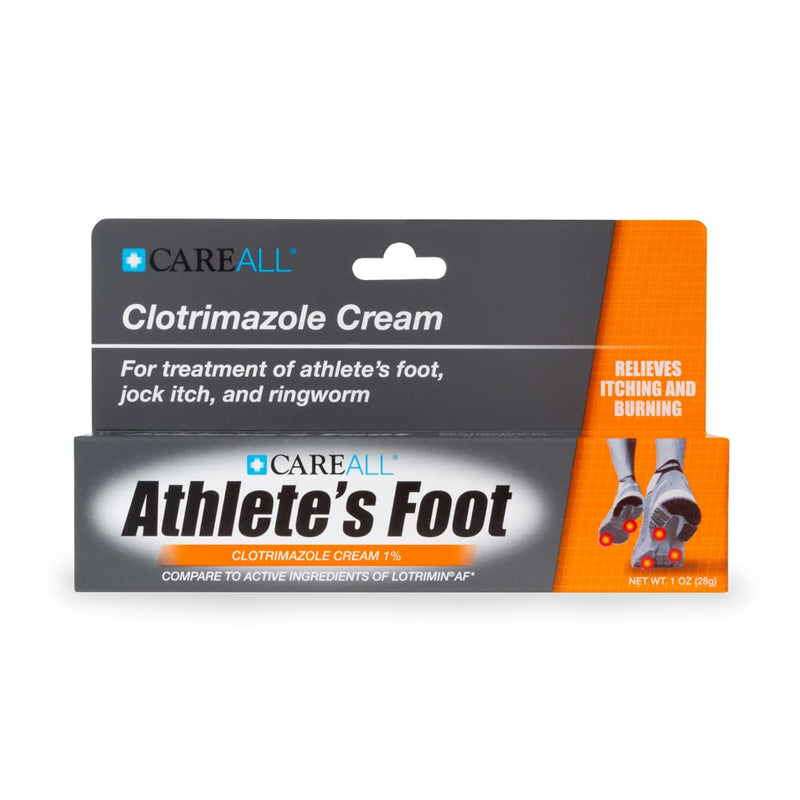 [Australia] - CareALL® 1.0 oz. Antifungal Clotrimazole 1% Cream USP, Cures Most Athlete’s Foot, Jock Itch and Ringworm 