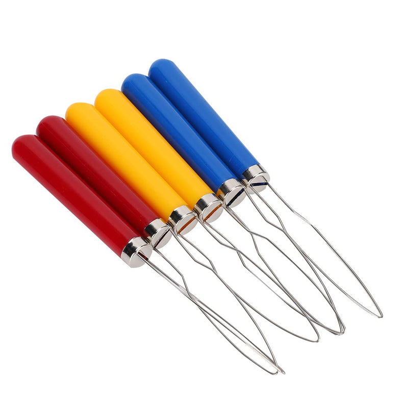 [Australia] - 6Pcs Zipper Button Hook, Wire Loop Button Hook, Zipper Pull Assist Tool Sewing Production for Home Tailoring 