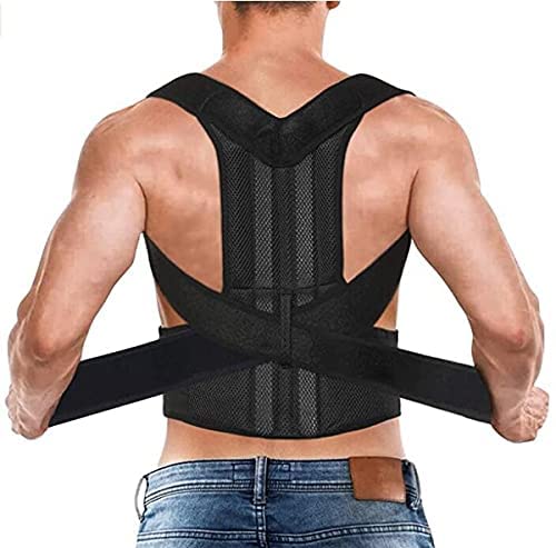 [Australia] - Back Brace Posture Corrector for Women and Men, Back Brace for Back Lumbar Support and Upright Back Breathable Back Straightener Back Corrector Posture Improve and Neck, Back, Shoulders Pain Relief Small 