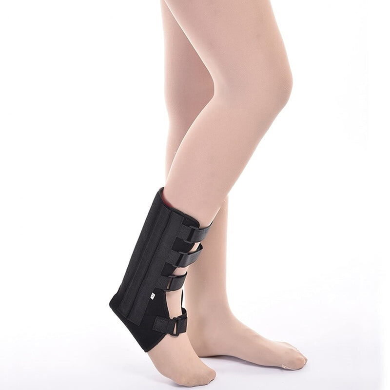 [Australia] - HSManLian Ankle Stabilizer Adjustable Ankle Brace for Exercise Protection Tendon Sprain Injury Recovery Black One Size 