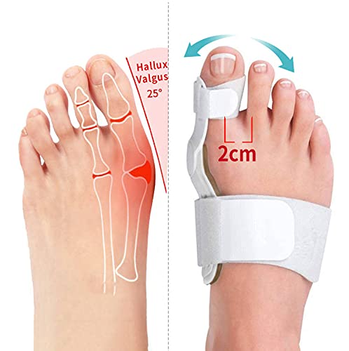 [Australia] - JANMISI Bunion Corrector, Orthopedic Bunion Splint for Men and Women, Big Toe Hallux Valgus Hammer Toe Straightener (Night use) Night use 