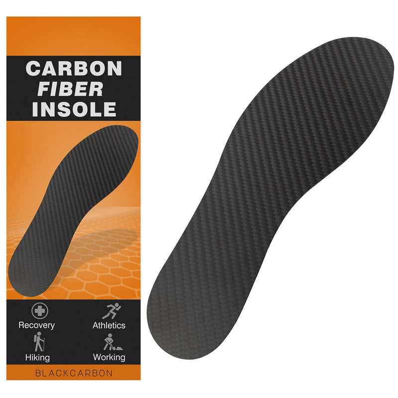 [Australia] - Carbon Fiber Insole, Rigid Insert for Foot Arthritis, Mortons Toe, Turf Toe, Hallux Limitus, Hallux Rigidus, 1 Piece 27.5cm(Fit Women's Size 12, Men's 11) 27.5cm,Fit Women's Size 12, Men's 11 