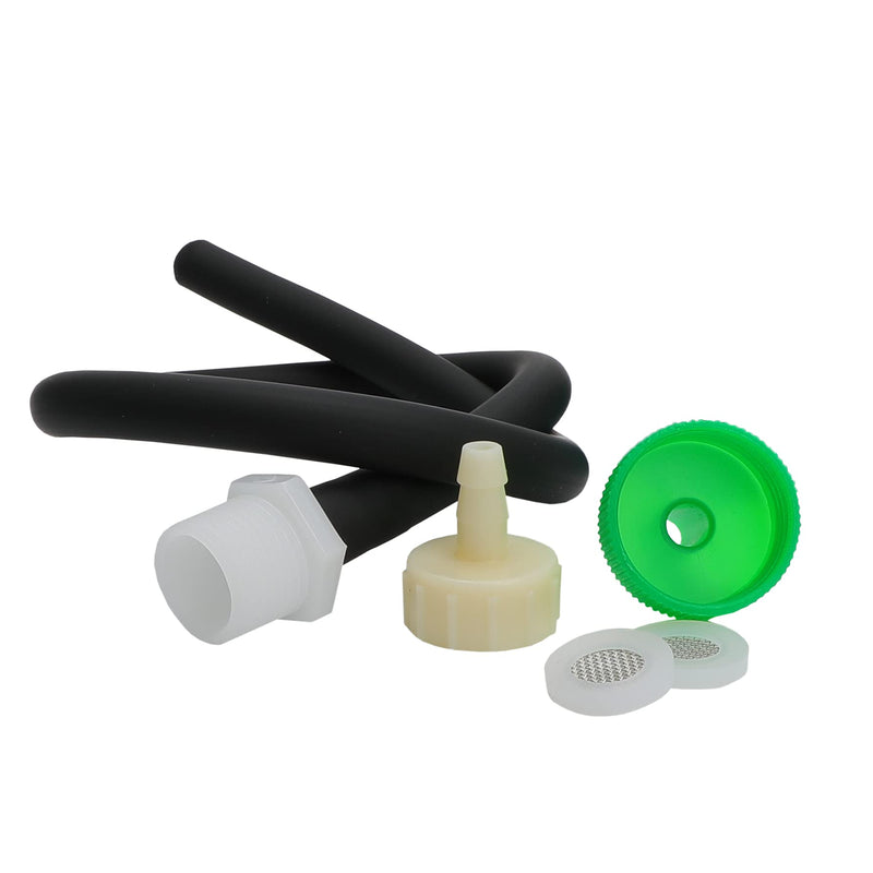 [Australia] - 20 inches Silicone Nozzle Enema Attachment Reusable Douche Black Hose Nozzle 