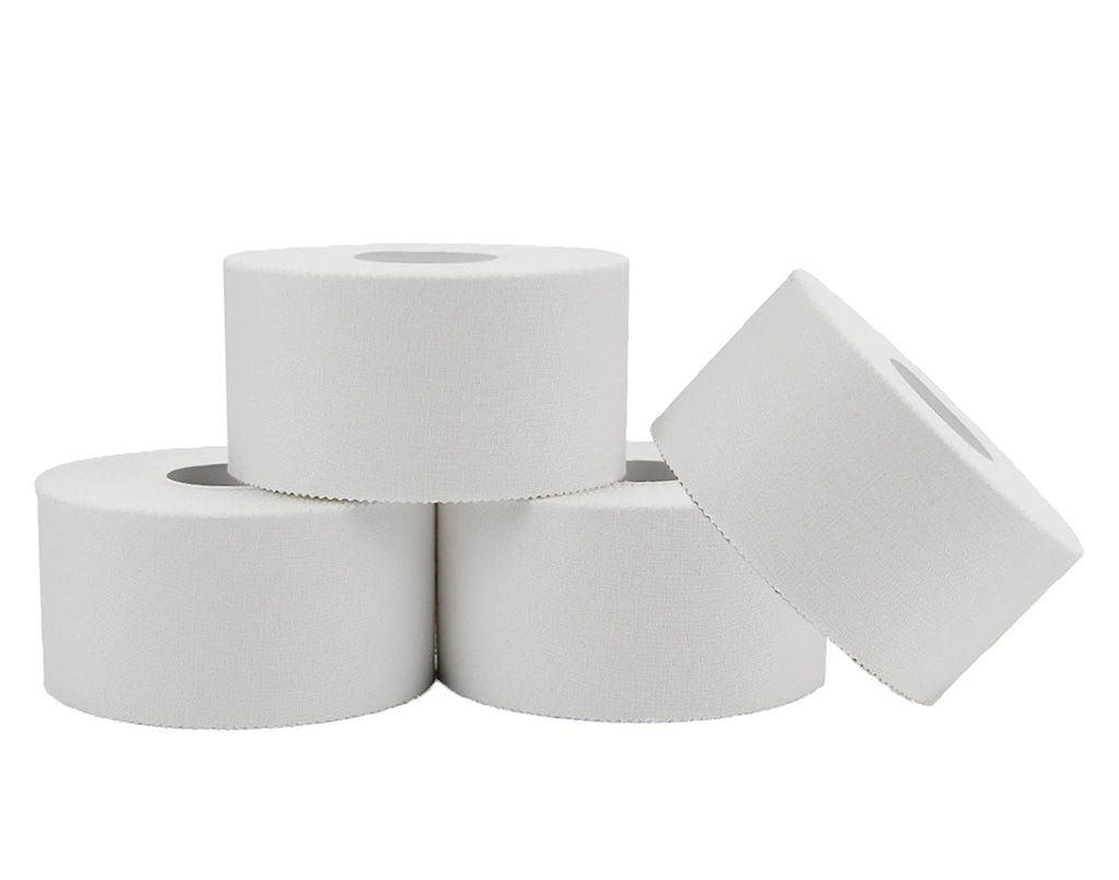 [Australia] - KISEER 4 Pack 1.5 Inch x 15 Yards Athletic Tape for Sports Athletes Trainers First Aid Injury Wrap, Very Strong Sport Tape for Fingers Ankles Wrist on Bat, Hockey Stick, Lifters, Climbers 