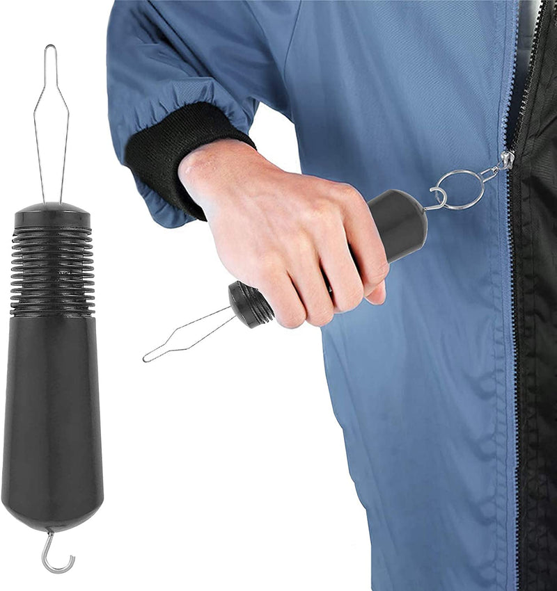 [Australia] - Button Hook with Zipper Pull Button Assist Device Button Hook Dressing Aid with Comfort Wide Grip, Shirt Coat Buttoning Aid Ideal for Limited Dexterity Caused by Arthritis Puller Dressing Aid 