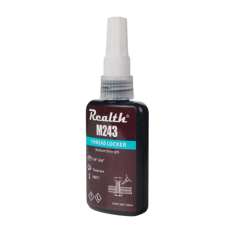 [Australia] - Realth Threadlocker M243 Medium Strength Gap Sealants 50ml Bottle Blue for Sealing The Cylindrical Components and Anti-Rust(M243) 