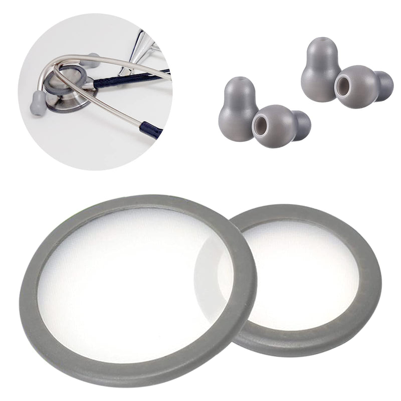 [Australia] - Replacement Accessories Kit Fits Classic 3, Cardiology 3 & Cardiology 4 Stethoscope for Littman Stethoscope Replacement Parts & Stethoscope Bell Cover and Ear Tips Replacement Parts. 