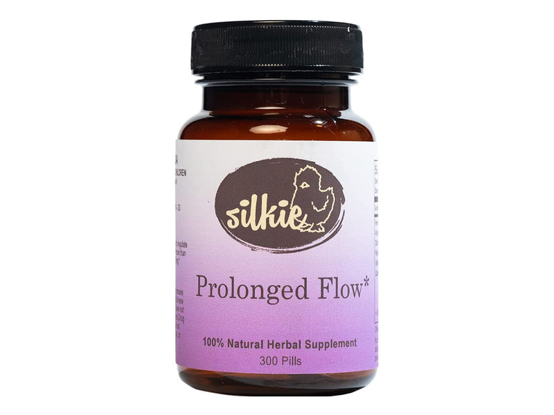 [Australia] - Silkie Prolonged Flow Supplement - Hormonal Balance Support, Decreases & Regulates Menstrual Cycle, Hot Flashes & Night Sweats Relief, 300 Count 