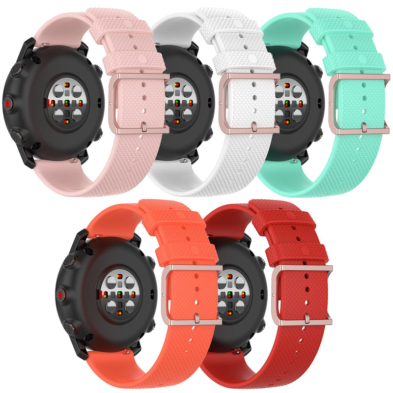 [Australia] - Band for Polar Vantage M2, Quick Release Band Replacement for Polar Grit X/Vantage M/Vantage M2 Fitness Watch (No Tracker, Replacement Bands Only) 5PCS Bands-Girl 