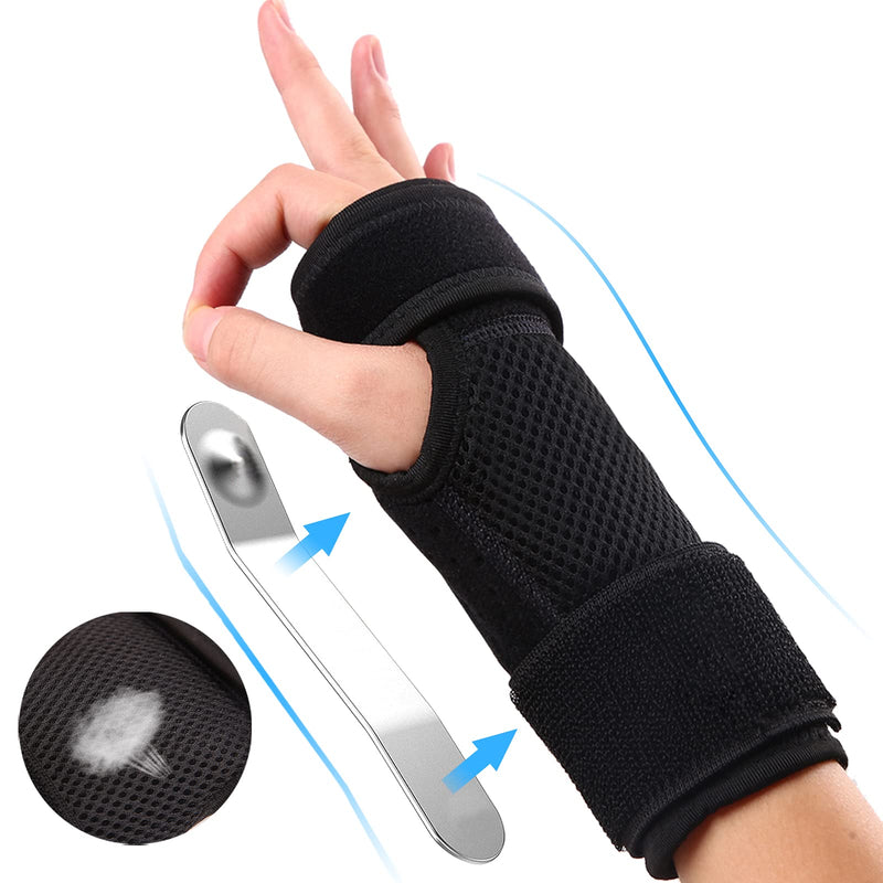 [Australia] - Carpal Tunnel Wrist Brace Night Support, PEIZSON Wrist Support Braces Right Hand with Splint for Tendonitis, Arthritis, Sprain, Carpal Tunnel Syndrome, Carpal Tunnel Pain Relief Brace for Men & Women L/XL 