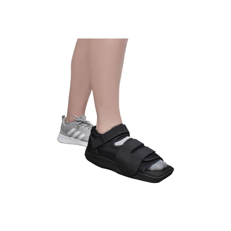 [Australia] - Squared Toe Post Op Shoe - Adjustable Medical Walking Shoe for Post Surgical or Operation Support, Broken Foot or Toe, Stress Fractures, Bunions, Hammer Toe for Left or Right Foot L3260 by Brace Align XS 