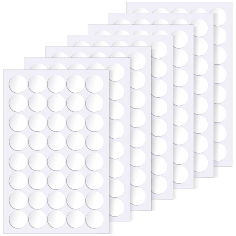 [Australia] - Surard Adhesive Putty, 280 Pcs 20mm/0.79” Removable Sticky Dots, Double Sided Removable Clear Mounting Round Reusable Tacky Tack Transparent Stickers Glue Tape for Hanging Pictures Posters on Wall 