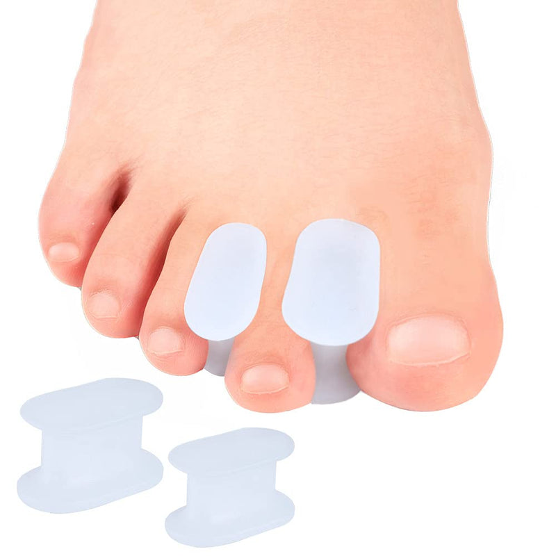 [Australia] - Sumiwish Toe Spacers Separators, 16 Pack of Bunion Corrector, to Straighten Overlapping Toes, Realign Crooked Toes, Hammer Toe, Calluses, Bunions, Hallux Valgus Relief, Corrector pad 02 Clear 