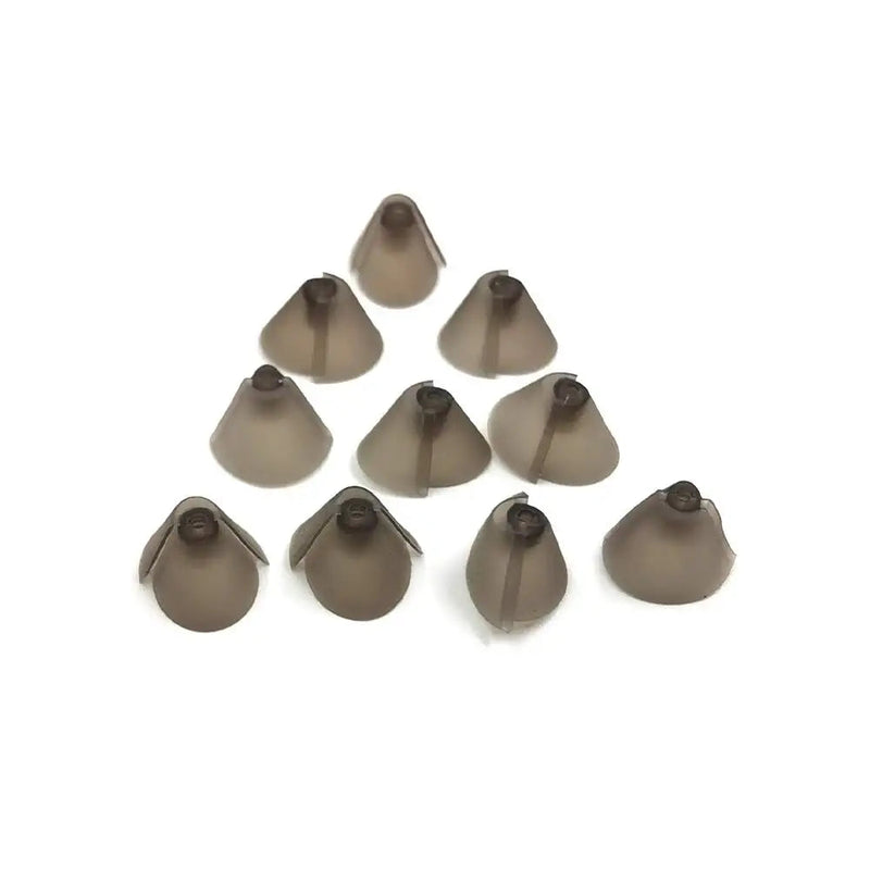 [Australia] - 9 Pcs GN Resound Hearing Aid Earplugs Resound Hearing Aid Ear Domes OE Open fit Tulip Ear Tips Hearing Aid Accessory Hearing Aids Accessory Hearing Aid Earpiece (Tulip-Shaped*3sets(Black)) tulip-shaped*3sets(black) 