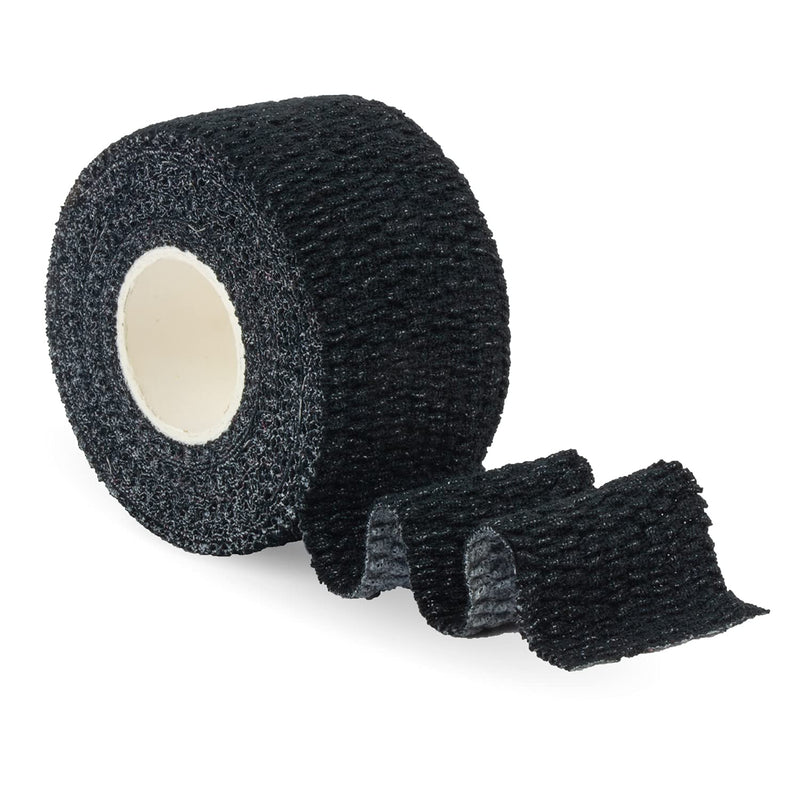 [Australia] - Serious Steel Fitness Weightlifting Thumb Tape - Hook Grip Tape Stretchy Athletic Tape Thumb Tape (Black - Single) Black - Single 
