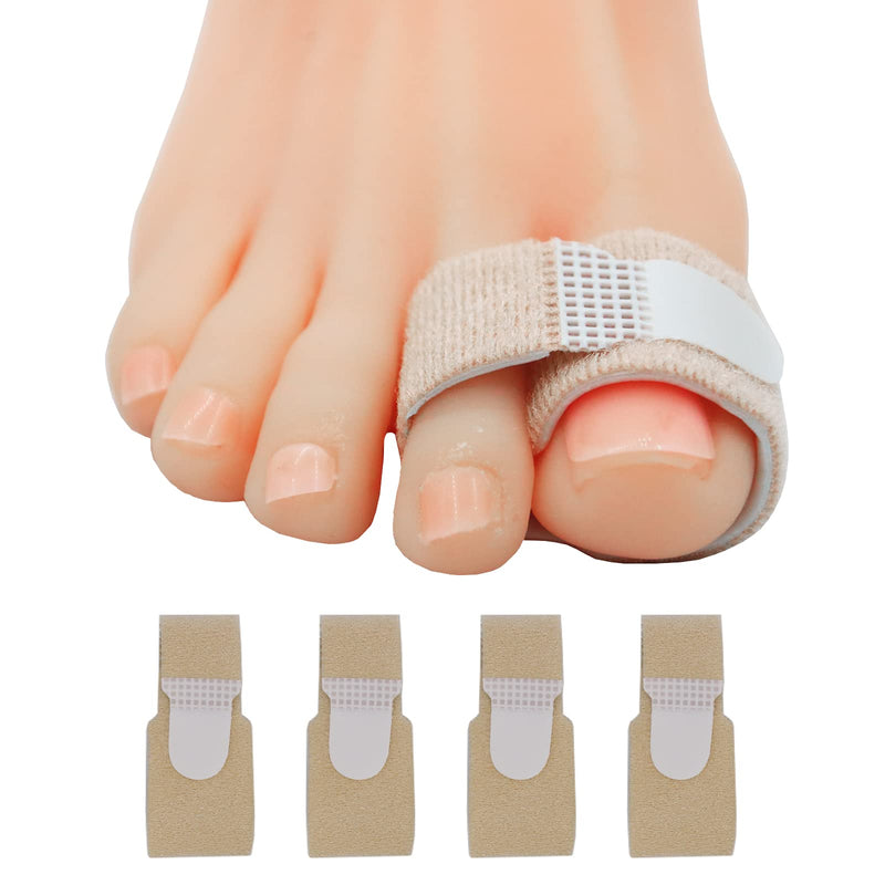 [Australia] - Niupiour Fabric Hammer Toe Wraps, 8 Pack of Toe Bandages Protectors Braces, Toe Corrector for Overlapping Toes, Toe Splints for Crooked Toes, Curled Toes and Bent Toes, Toe Separators for Broken Toes 