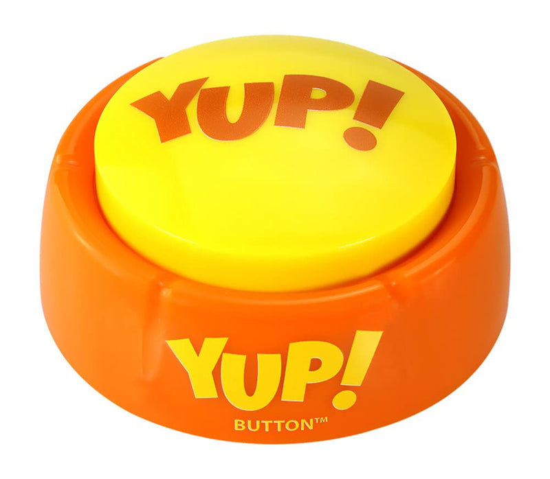 [Australia] - Talkie Toys Products Yup! Button -Talking Yup Sound Button Features Hilarious Sayings - Funny Gift for Telling Coworkers and Friends Yup 