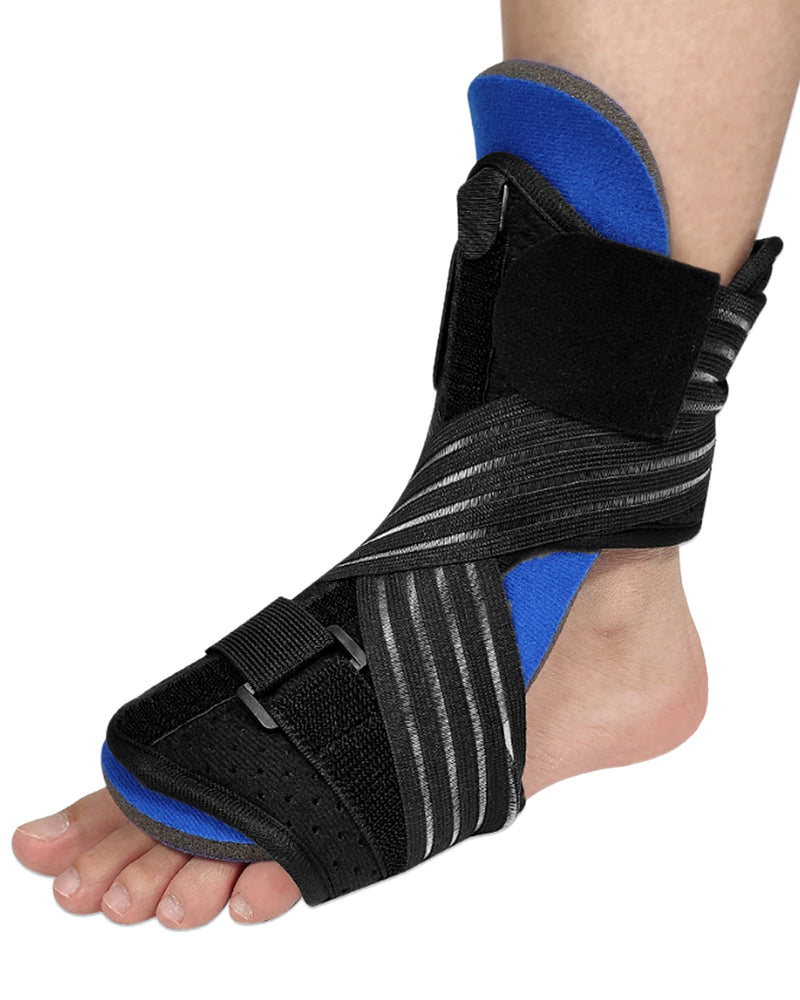 [Australia] - Plantar Fasciitis Night Splint, Foot Drop Orthotic Brace, Adjustable Heel/Ankle/Arch Foot Pain Relief Support for Plantar Fasciitis, Achilles Tendinitis, Foot Drop, Flat Foot, Heel Spurs Flat Foot 