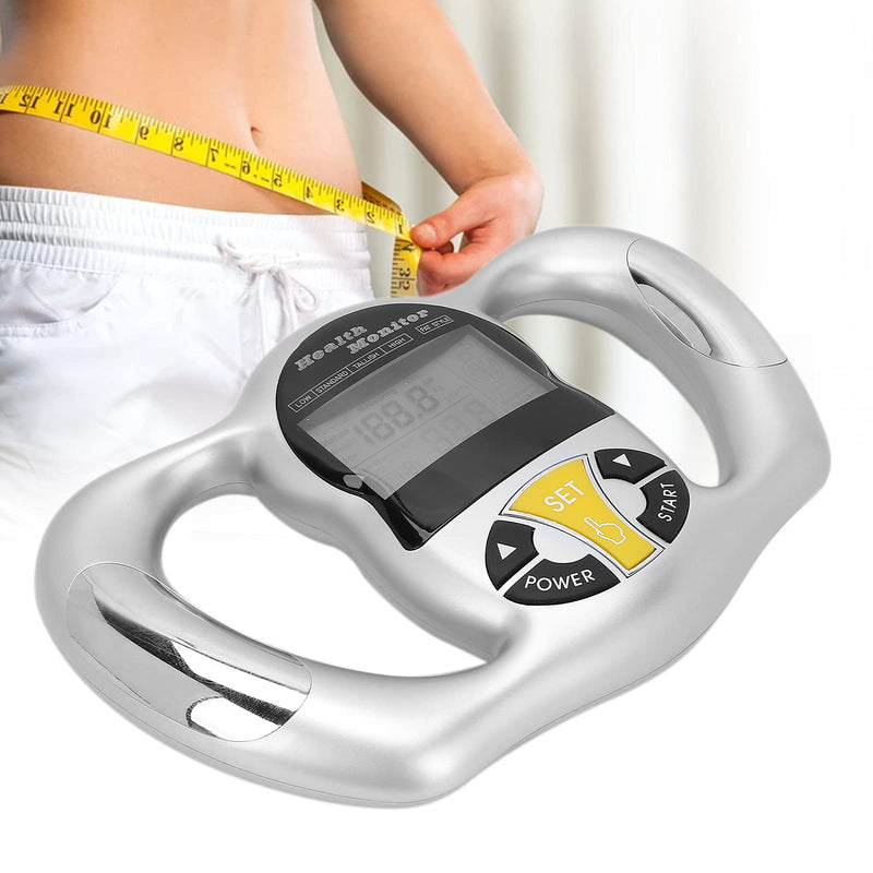 [Australia] - Handheld Body Fat Loss Monitor Smart Body Fat Scale BMI Meter Fat Analyzer Monitor Measure Device for Fitness Bodybuilding Muscle Gain Weight Loss 