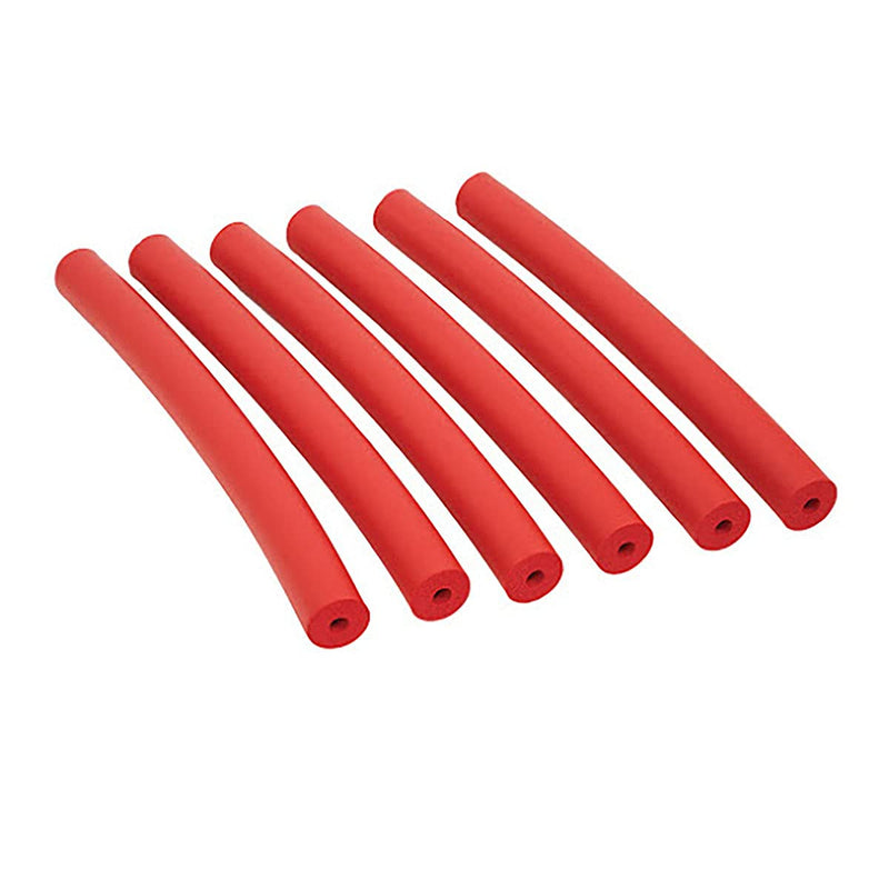 [Australia] - Eif Foam Tubing, Red 3/8" Pack of 6 