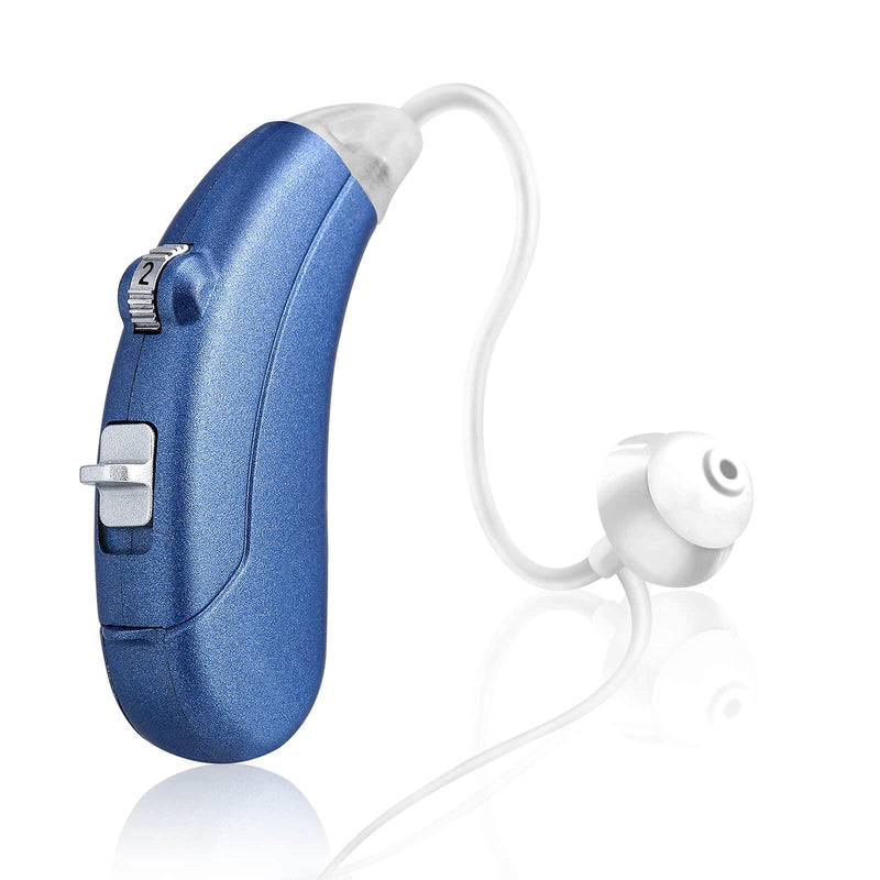 [Australia] - Hearing Amplifier for Seniors Adults Noise-Cancelling - Miracle Ear Digital Personal Sound Amplifier Devices with Volume Control As Seen On TV Hearing Aid Cleaning Tools Included (Fit Either Ear) Left pre-Assembled 