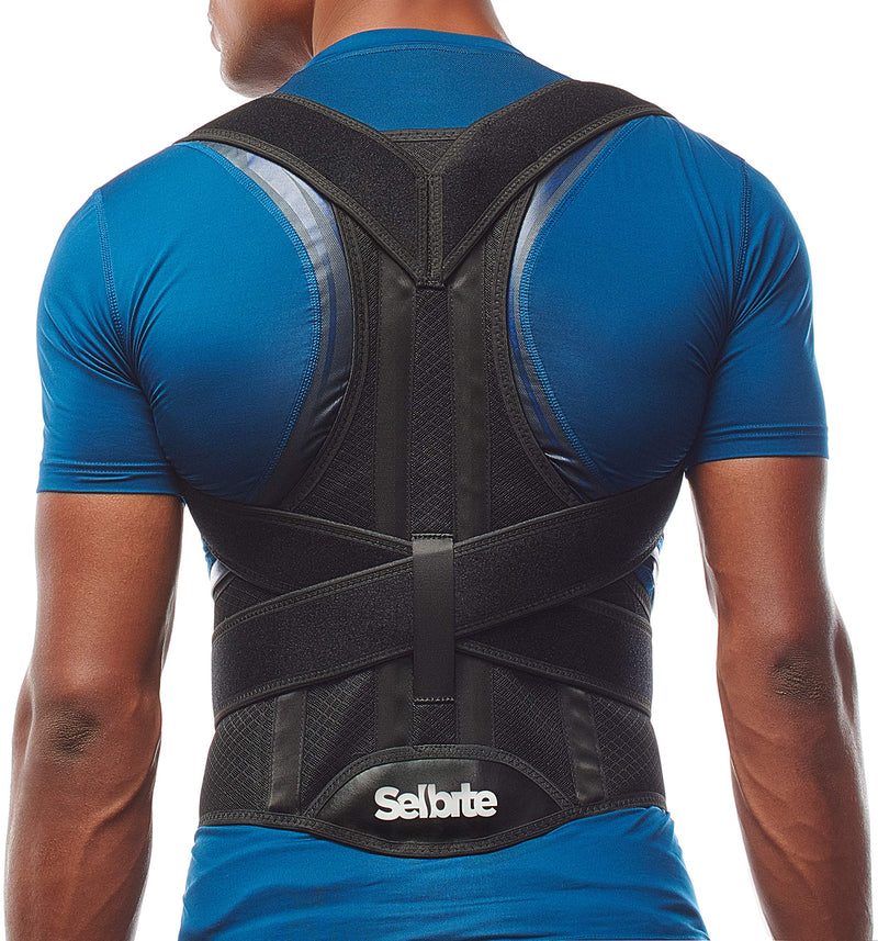 [Australia] - Back Brace Posture Corrector for Men and Women - Adjustable Posture Back Brace for Upper and Lower Back Pain Relief - Muscle Memory Support Straightener (X-Large) X-Large 