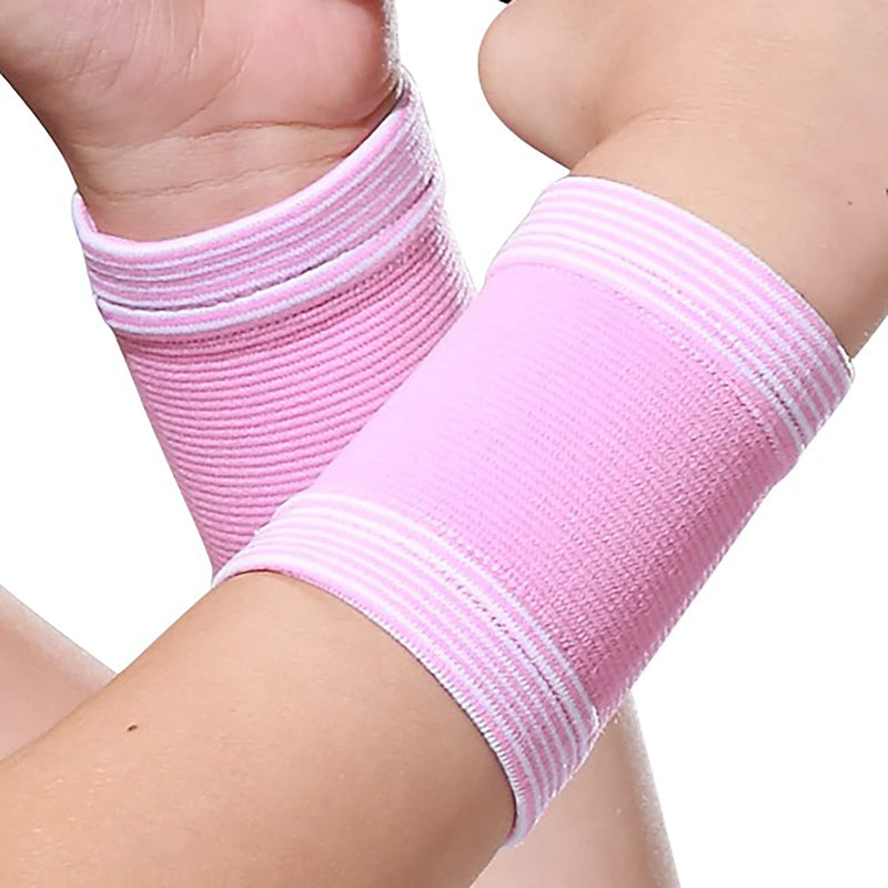 [Australia] - Xinbo Child Volleyball Basketball Wristbands,Kids Wrist Brace,Children Sports Wrist Support(1 PAIR) (Pink) Pink 
