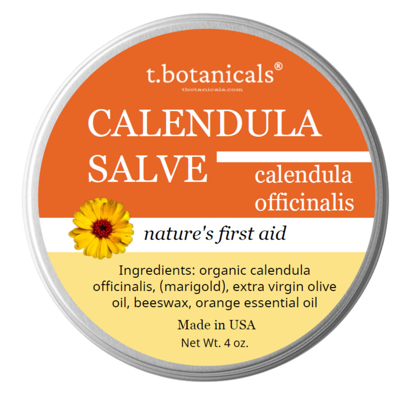 [Australia] - Calendula Salve, Skin Soothing Calendula Cream, Marigold Balm, Herbal Moisturizer Ointment for Eczema, Dry Skin, Rashes, Sunburn, Diaper Rash, Itchy Skin, Made in USA 2 Ounce 
