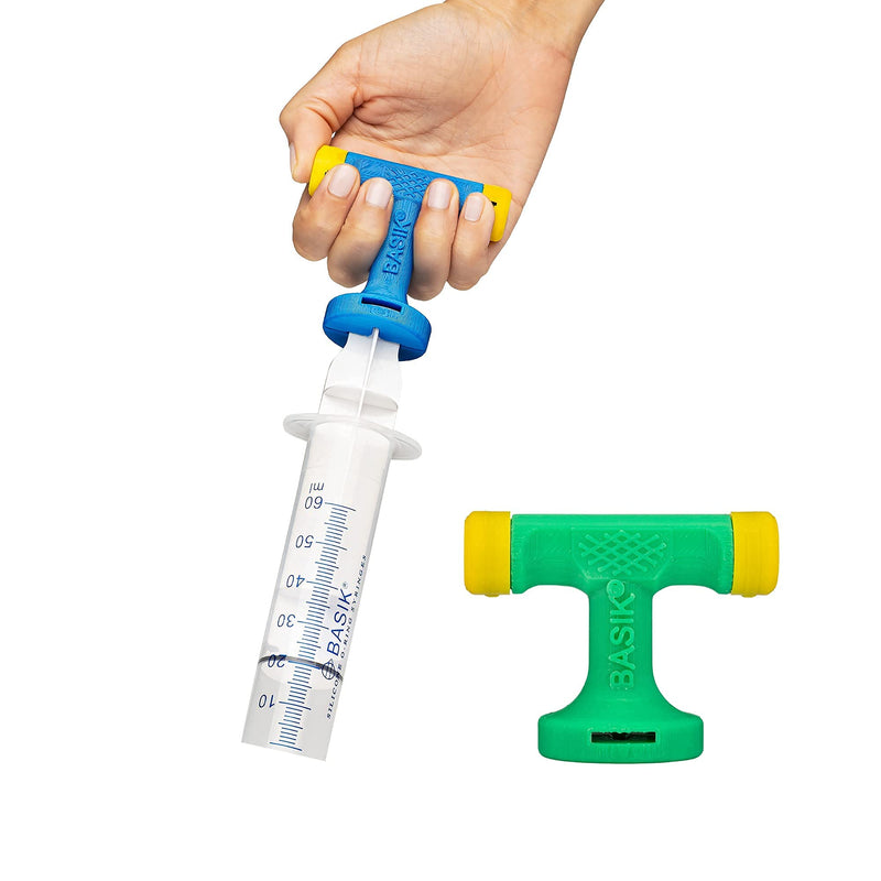 [Australia] - UrnConcern The BASIK EZ Handle Adds Comfort and Control to Any BASIK o Rings. This Bundle is for A Medium Handle and 5 Luer Lock Reusable o Rings. 